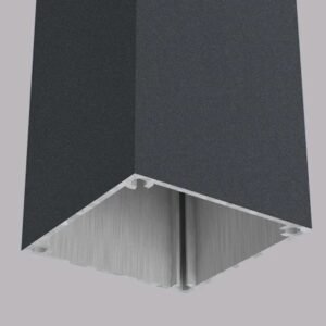 Modern post, matt anthracite, 2500 mm